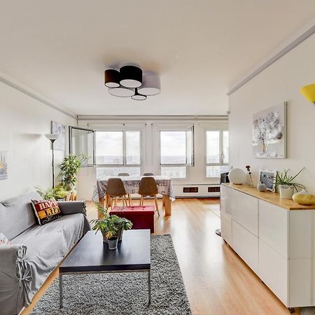 Appartement place d'Italie avec superbe vue Paris Extérieur photo