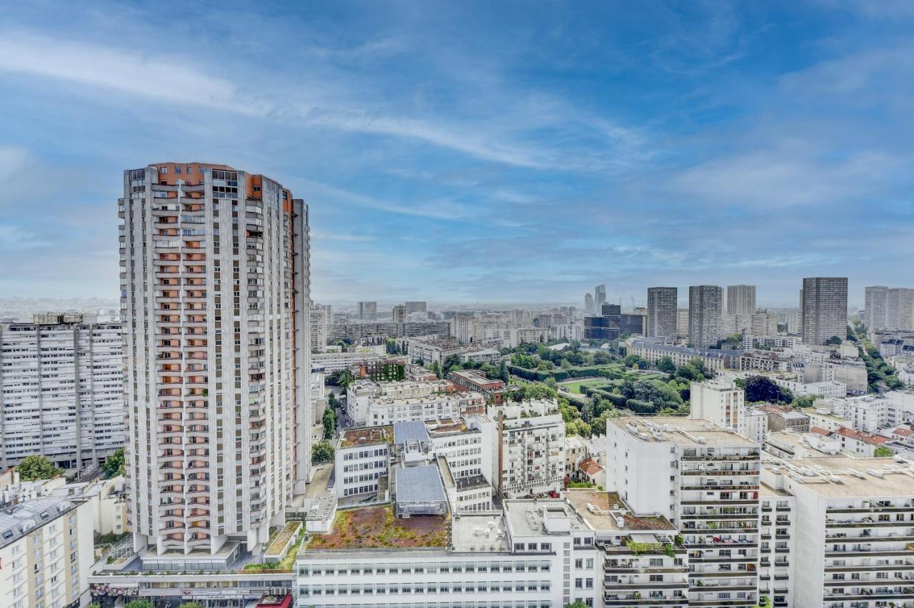 Appartement place d'Italie avec superbe vue Paris Extérieur photo
