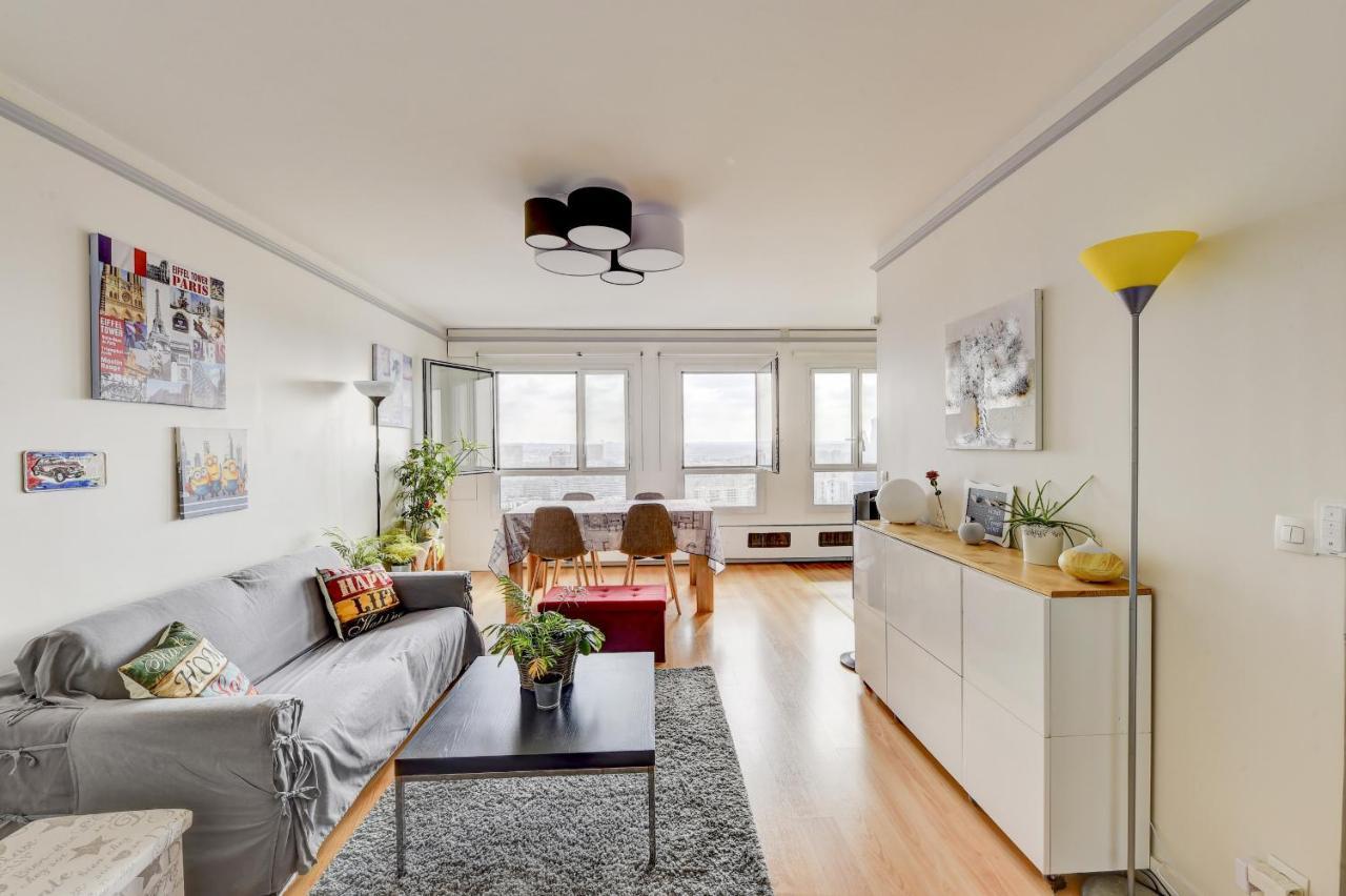 Appartement place d'Italie avec superbe vue Paris Extérieur photo